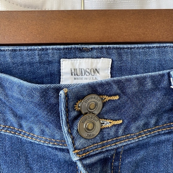 HUDSON jeans rn 107906 blue jeans size 30 Women's Straight Flap Pocket - Picture 4 of 14